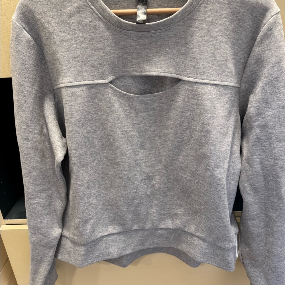 Adidas Heather Gray Sweatshirt